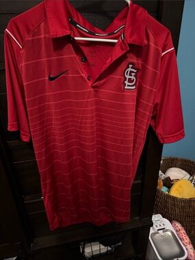 Nike Red St. Louis Cardinals Short-Sleeve Polo